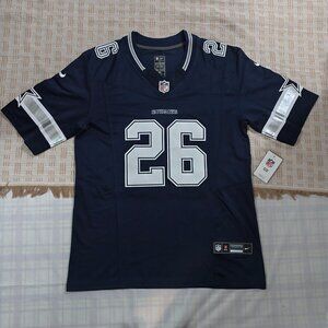 NFL Dallas Cowboys Dark Blue Short-Sleeve Jersey #26